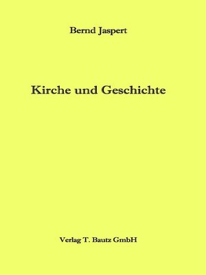 cover image of Kirche und Geschichte